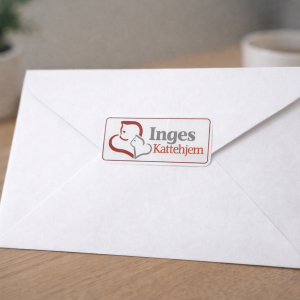 Konvolutmærke m. Logo